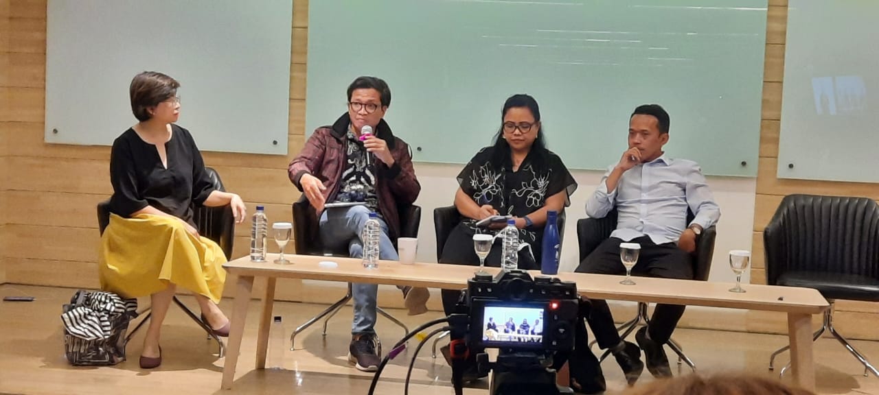 Amnesty International Indonesia paparkan penelitian terkait kekerasan Polisi di Indonesia di Gedung HDI Hive, Menteng, Jakarta, Senin (9/12/2024). (Fakta.com/Dewi Yugi Arti)