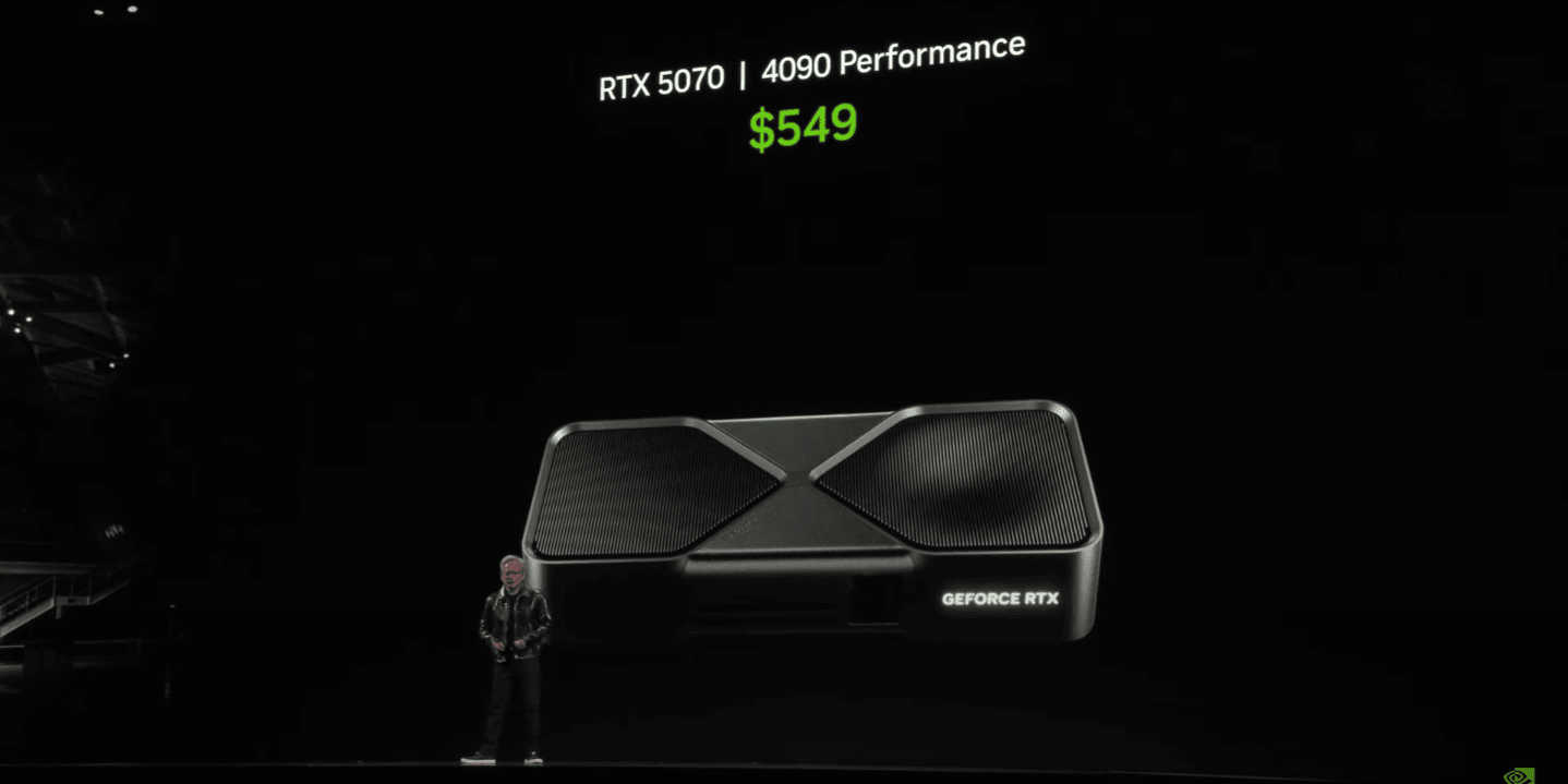 Jensen Huang dalam konfrensi pers NVIDIA CES 2025. Foto: Youtube/NVIDIA