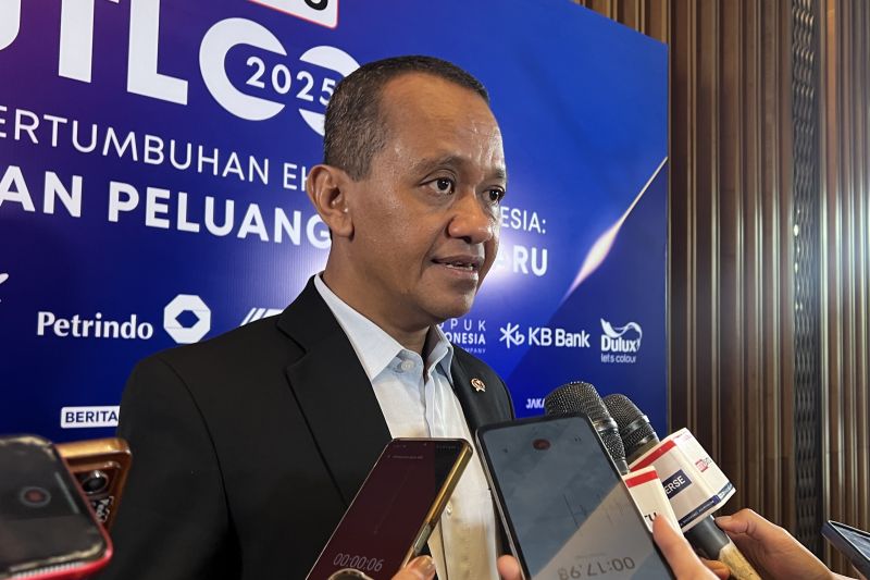 Menteri ESDM Bahlil Lahadalia, di Jakarta, Kamis (30/1/2025). (ANTARA/Putu Indah Savitri)