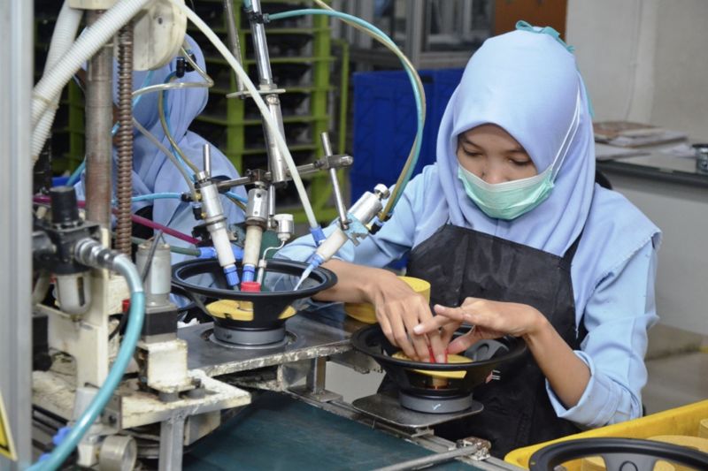 Ilustrasi-industri elektronik. (ANTARA/HO-Kemenperin)