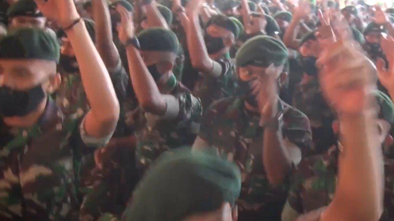 Ilustrasi. Karier prajurit diprediksi susah naik lantaran masa pensiun jenderal-jenderal makin lama. (Tangkapan layar YouTube TNI AD)