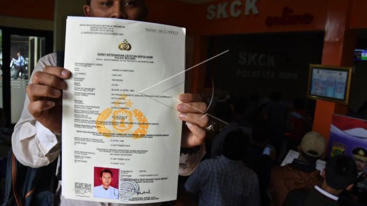 Ilustrasi. Polisi merespons usulan penghapusan SKCK. (Antara/Sumarwoto)