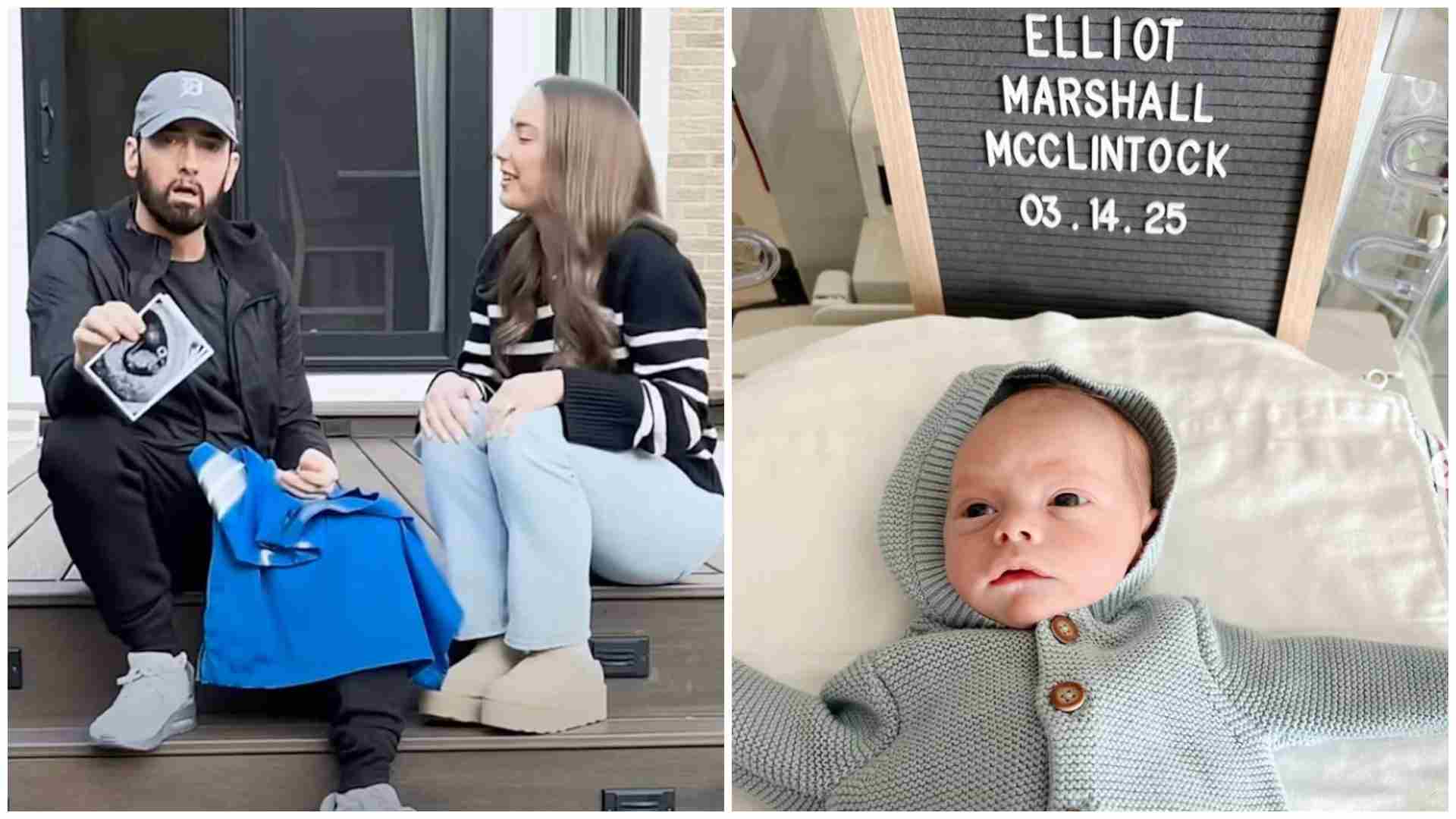 Eminem secara resmi menjadi seorang kakek setelah puterinya, Hailie Jade, melahirkan anak pertamanya. Foto: Instagram/hailiejade