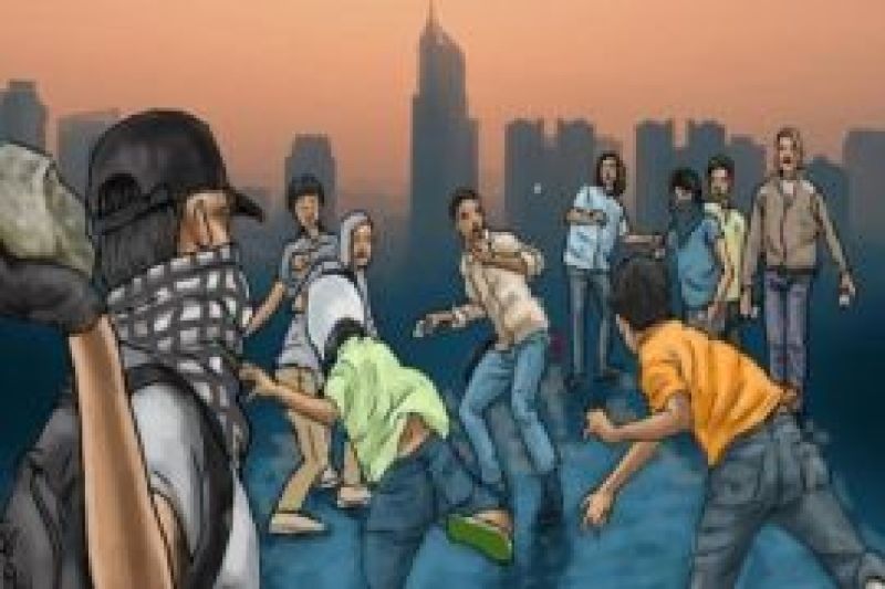 Ilustrasi - Tawuran di Jakarta. ANTARA/Dokumentasi pribadi